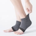 thumbnail image 4 of Soft Comfortable Women Dead Skin Removal Sock Moisturing Spa Gel Socks Cotton Gel Heel Socks Silicone Insole Gel Sock Feet Protector Foot Care Tool GREEN, 4 of 8