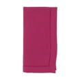 thumbnail image 1 of Serviette de Table Carrée Classique 22 Po. Ourlet Fuchsia - Ensemble de 12, 1 of 1