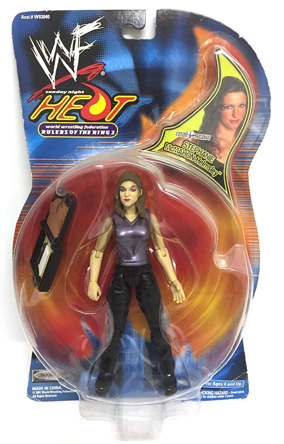 2001 WWF Stephanie McMahon Helmsley Sunday Night Heat Rulers of The Ring 3 for sale online 