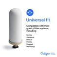 thumbnail image 2 of Culligan with MaxClear Technology 3 Gallon Gravity Water Filter System, Polished Countertop Ceramic Water Filter NSF/ANSI Certified to Reduce Lead, Microplastics & Total PFAS, with 1 Filter, 2 of 11