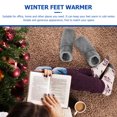Foot Warmer, 1pair USB Electric Warm Shoes Heat Shoes Safe Electric