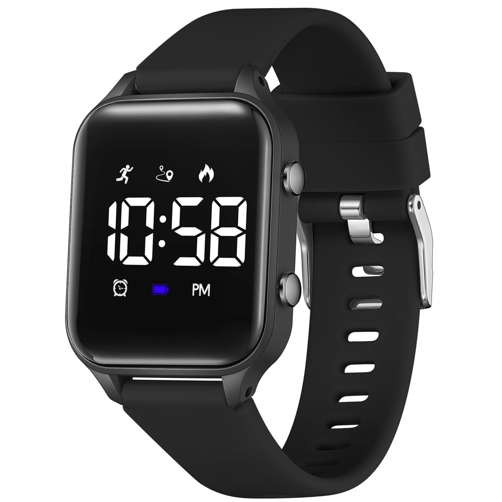 Bomieux Kids Watches Digital Outdoor Sport Watch with Pedometer Stopwatch Vibration Alarm Watch for Boys Girls Birthday Gifts for Kids