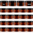 thumbnail image 1 of Tarro de plástico Dandat de 250 ml con tapa y etiqueta, 24 unidades, 1 of 7