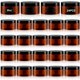thumbnail image 1 of Tarro de plástico Dandat de 250 ml con tapa y etiqueta, 24 unidades, 1 of 7