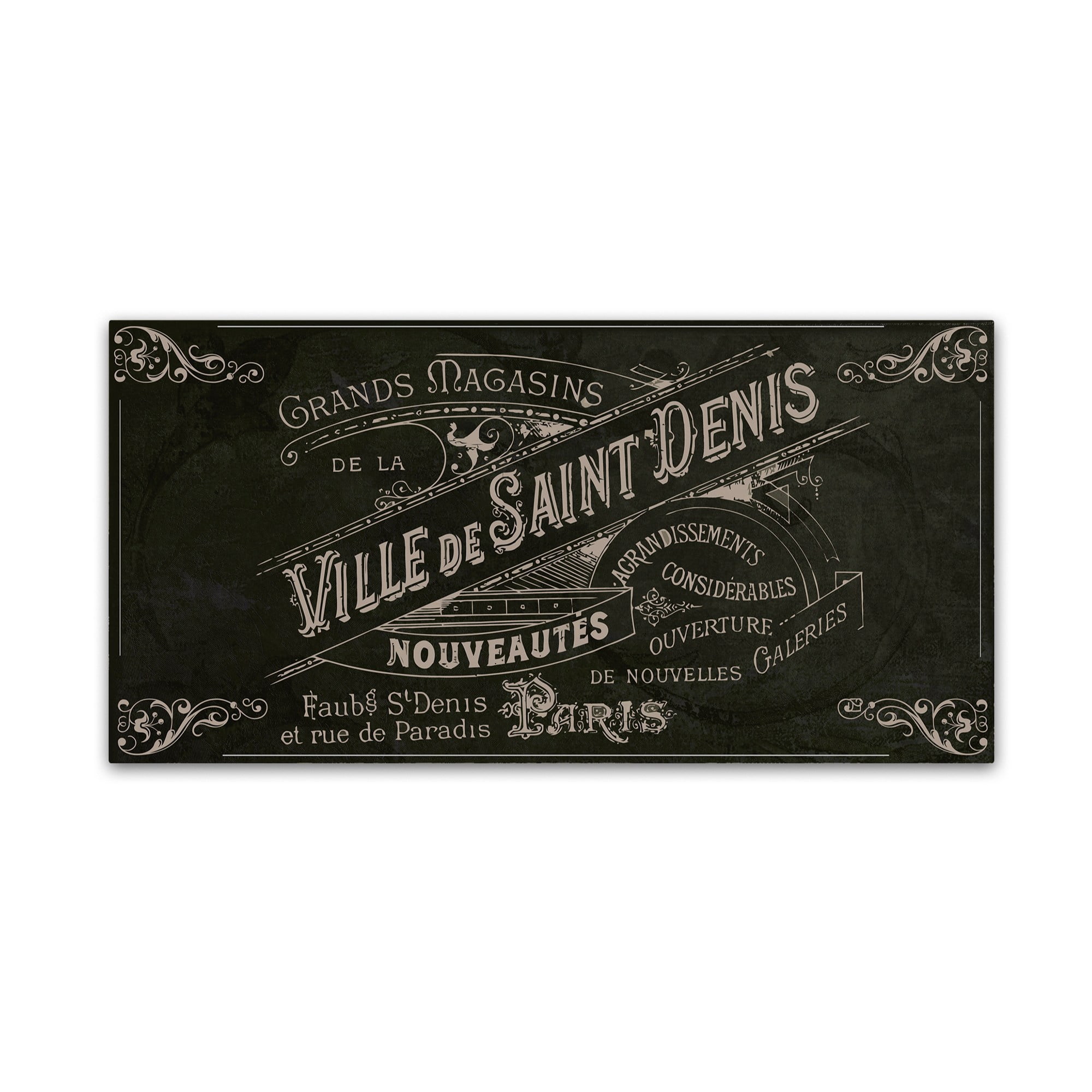 Trademark Fine Art "Signes Francais V" Canvas Art by Color Bakery