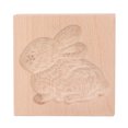 thumbnail image 2 of Molde para galletas, molde de madera para galletas, molde para galletas de madera de haya, molde para sellos de prensa para galletas, diseño aerodinámico, 2 of 8