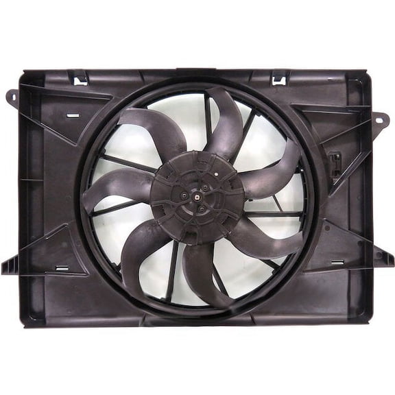 Radiator Fan Assembly - Compatible with 2017 - 2022 Chrysler Pacifica Mini Passenger Van 3.6L V6 2018 2019 2020 2021