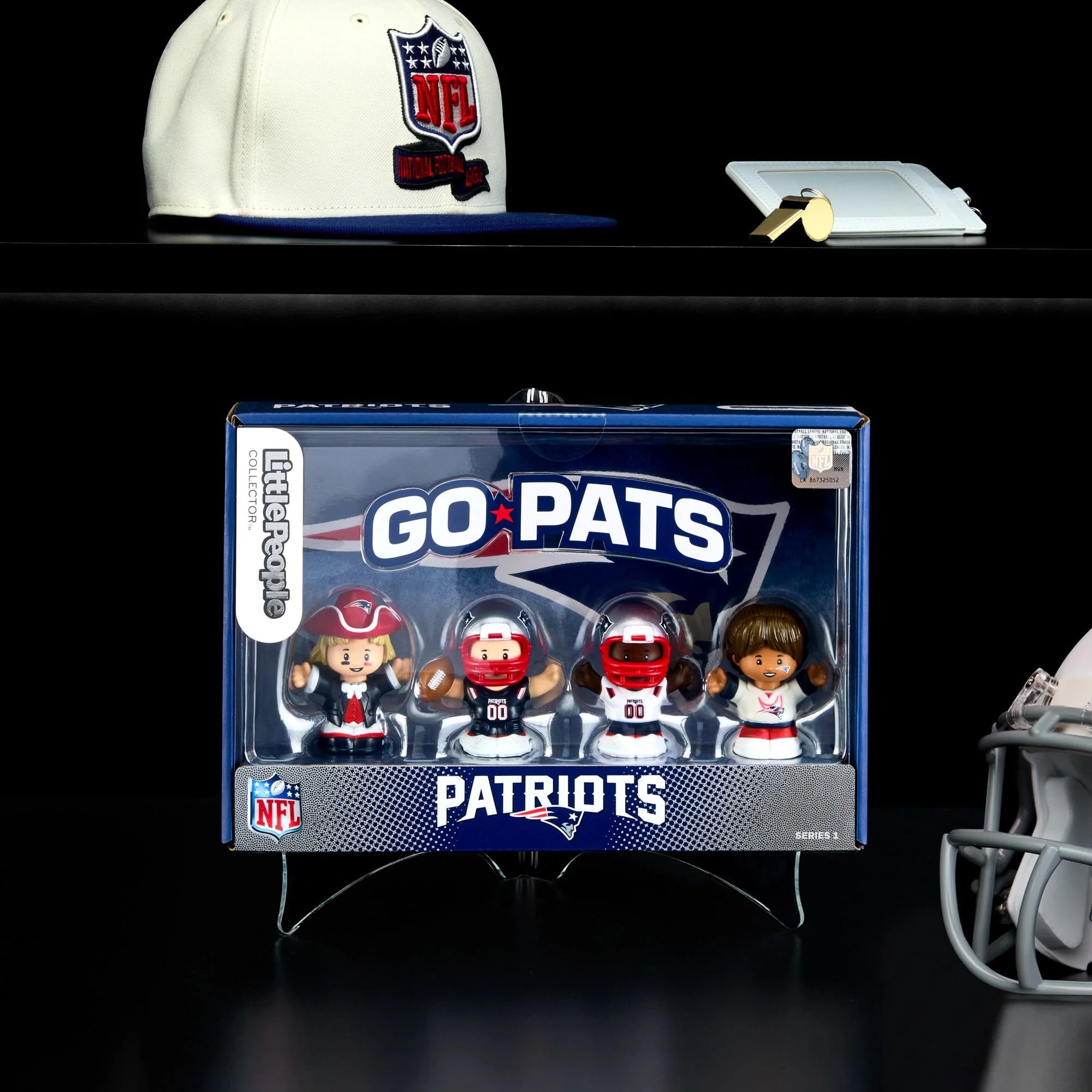 Fisher Price - Little People Collector: x NFL New England Patriots 4-Pack, Special Edition
