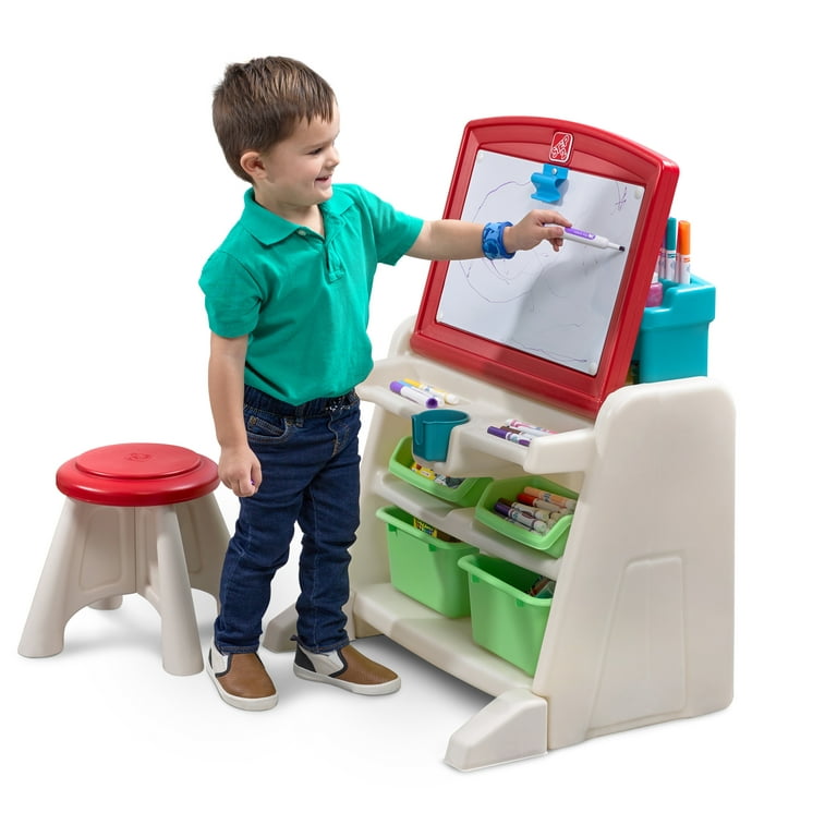 絵画 step Step2 Flip & Doodle Toddler Easel and Plastic Kid Art and Craft