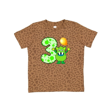 

Inktastic 3rd Birthday Monster Gift Toddler Boy or Toddler Girl T-Shirt
