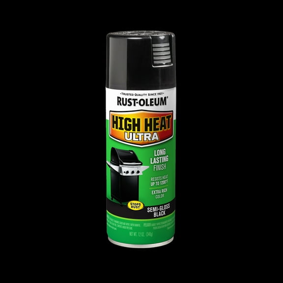 Rust-Oleum Specialty High Heat Ultra Black Spray Paint, 12 oz