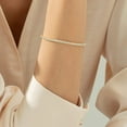 thumbnail image 2 of Bearfruit Jewelry Sterling Silver 18k Gold Plated Cherie Tennis Bracelet, 2 of 11
