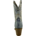 thumbnail image 5 of ARiderGirl Jeans8 Women's Stacked Heel Snip Toe Western Denim Embroidery Ankle Boots, 5 of 5