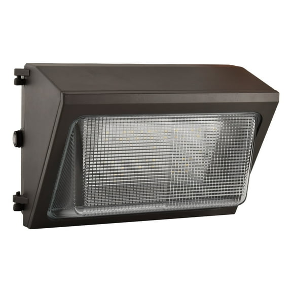 Green Watt 50W LED Wall Pack Light, 5,000 Lumens, 5000K Daylight, Dusk-to-Dawn Photocell, Outdoor Security Lighting, ETL Listed
