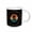 White, variant on 3drose, Terry Peak, South Dakota. Man Skier. Yellow, Black. Alpine Skiing, 15oz Mug