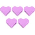 thumbnail image 5 of XYCCA 5Pcs Handcrafted Faux Leather Corner Bookmark Waterproof Soft Mini Vintage Heart-Shaped Page Notebook Accessory-3062, 5 of 5