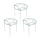 thumbnail image 1 of 3 piezas de soportes para plantas, marco de metal, para jardín, flores, lirios, potos, hoyas, rosas, tomates de interior, hiedra, plantas de interior, Verde, 1 of 8