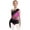 Hot Pink, variant on Kids Girls Color Block Lyrical Dance Dress Irregular Flowy Tulle Skirt Leotard Contemporary Dance Cos tume Burgundy 6