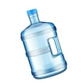 thumbnail image 2 of S SERENABLE Contenants d'Eau Baril d'Eau Transparent avec Poignée pour Camping Survie Extérieur 5 L, 2 of 9