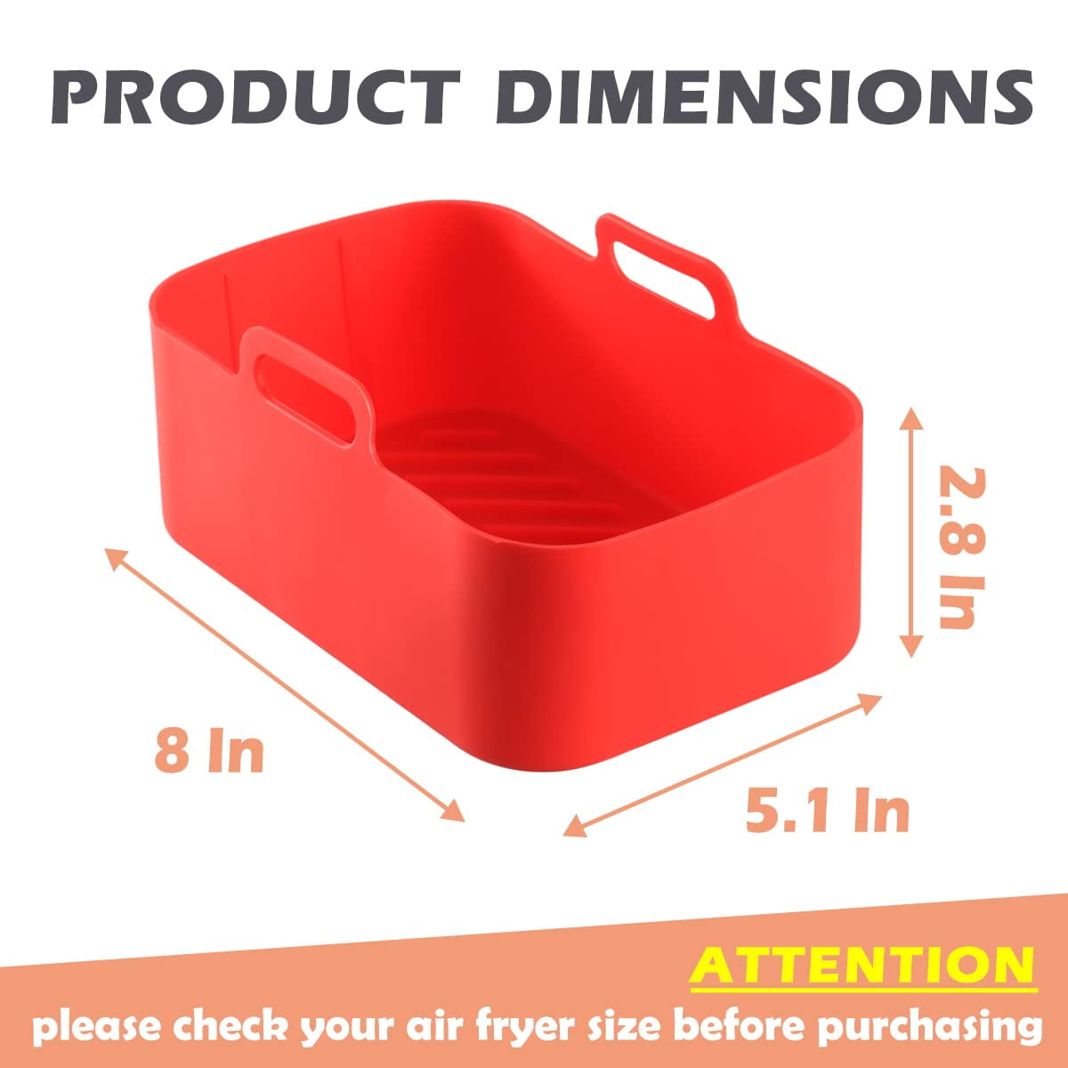 Dropship 1/2pcs Air Fryer Silicone Pot; Reusable Air Fryer Liners; Silicone Air  Fryer Basket; Food Safe Air Fryer Accessories to Sell Online at a Lower  Price