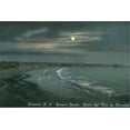 thumbnail image 2 of Art.com Moon over Newport, Rhode Island Stretched Canvas Print Wall Art, 36" x 24", 2 of 4