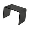 thumbnail image 4 of simhoa Acrylic Step Stool Foot Rest Non Slip Small Stool for Porch Bathroom Bedroom Black, 4 of 8