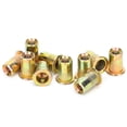 thumbnail image 3 of Rivet Nuts, 200Pcs M6 Rivet Nut Tool Kit Rivet Nut Tool Rivet Nut Kit Rivet Nut Tool, Instruments Furniture For Automobiles Elevators, 3 of 8