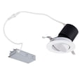 thumbnail image 2 of WAC Lighting Patriot 3" 1-Light Round Adjustable Aluminum Recessed Kit in White, 2 of 4