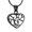 Black, variant on Heart Cremation Urn Necklace for Ashes Tree of Life Heart Memorial Urn Ashes Necklace for Loved One Cremation Memorial Keepsake Jewelry