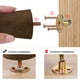 thumbnail image 4 of Madera Muebles Patas 4 Pulgadas Sofá Patas Redondas Sólidas Madera Sofá Patas Nogal Color Medio-Siglo Moderno Reemplazo Patas Juego o 4, 4 of 8