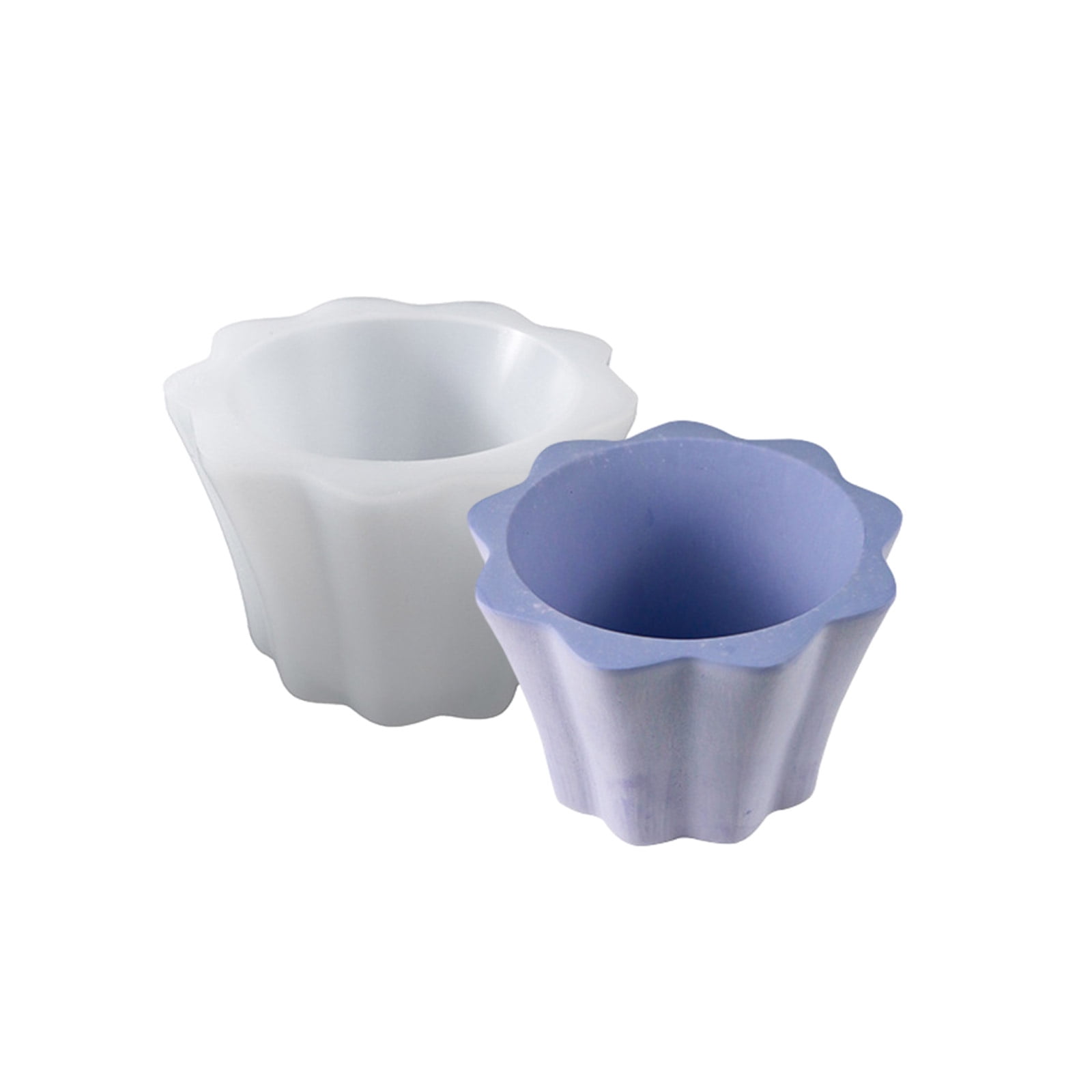 Succulent Flower Pots Silicone Mold DIY Garden Concrete Flowerpot Candle Holder Mould Resin Casting Molds Handmade Craft