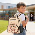 thumbnail image 3 of Pzuqiu Cute Cat Print 13.5 Inch Kids Backpack Water-Resistant Soft Padded Breathable Lightweight School Bag for Preschool Kindergarten Toddlers Boys Girls, 3 of 7