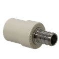 thumbnail image 2 of 5 Pcs XFITTING 1/2" Inch Pex x 1/2" Inch Pex CPVC Transition Coupling, 3-3-1=5XX, 2 of 4