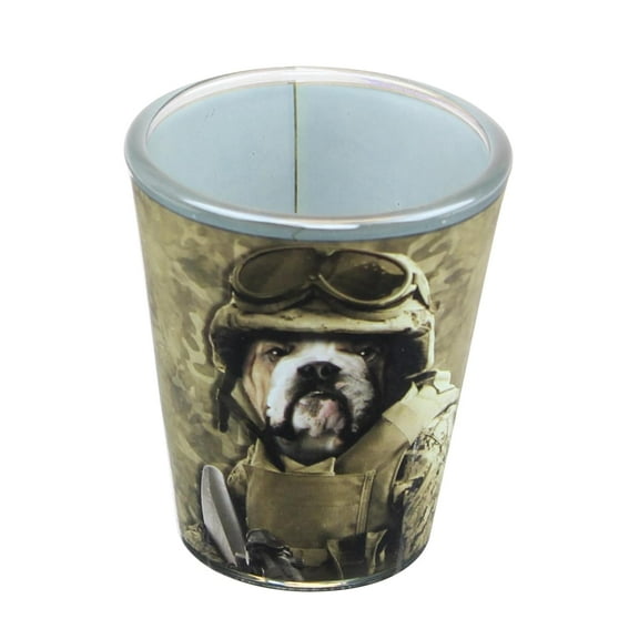 Combat Sam 2oz Shot Glass