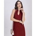 thumbnail image 5 of Moomaya Sleeveless Maxi Dress With Beaded Neckline Cutout, Casual Chic Wear Dress For Women, 5 of 8