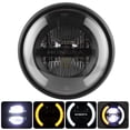 thumbnail image 3 of Luz de circulación diurna Faro LED Vintage de 7 pulgadas luz de circulación diurna de haz alto y bajo señal de giro para motocicleta ANGGREK Otros, 3 of 8