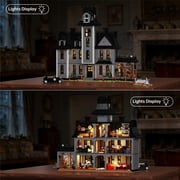 Addas Family Building Block Sets Gothic Haunted House Halloween Christmas sets for Home Decor