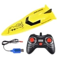 thumbnail image 1 of Bateau RC Simulé Télécommandé 2,4 GHz Bateau de Course Haute Vitesse Jouet de Piscine pour Enfants, 1 of 10