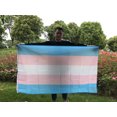 thumbnail image 2 of BANDERA DEL CIELO Envío gratuito bandera dream smp 90x150cm colgante poliéster LGBT trans orgullo transgénero bandera 3x5 pies bandera arcoíris para decoración, 2 of 5