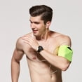 thumbnail image 3 of FELTECHELECTR Bolsa reflectante para el brazo, portátil, deportiva, multiusos, para correr, guardar llaves y teléfono móvil (talla M, negra), 3 of 6