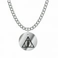 thumbnail image 2 of Deathly Hallows Necklace and Earring Set Harry Potter Gift Jewelry, 2 of 3