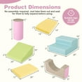 thumbnail image 3 of Gymax 10 Pieces Foam Climbing Blocks Set w/PU Leather Surface for Climbing & Sliding, 3 of 9