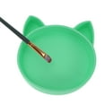 thumbnail image 5 of Unique Bargains 1 Pc Cat Shape Makeup Brush Storage Cleaner Green, 5 of 6