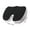 Black-Gray Spliced, variant on Comfortable breathable seat cushion, U-shaped design wave sponge massage cushion can relieve buttock pressure/coccyx pain