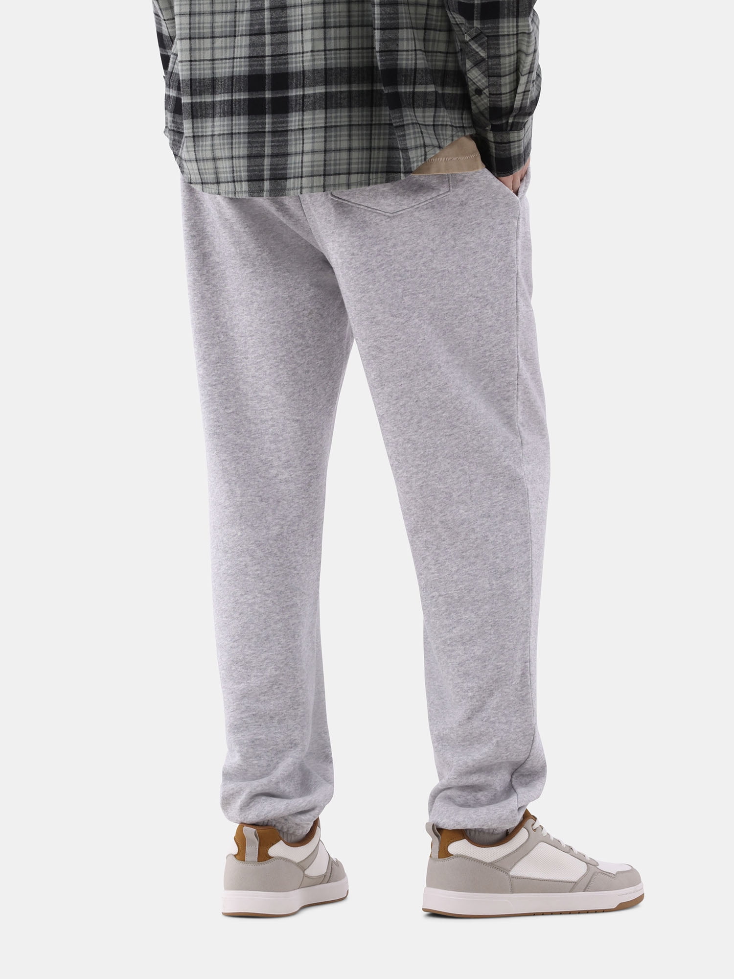 No Boundaries All Gender Soft Fleece Jogger Pants, 30" Inseam, Men's and Big Men's