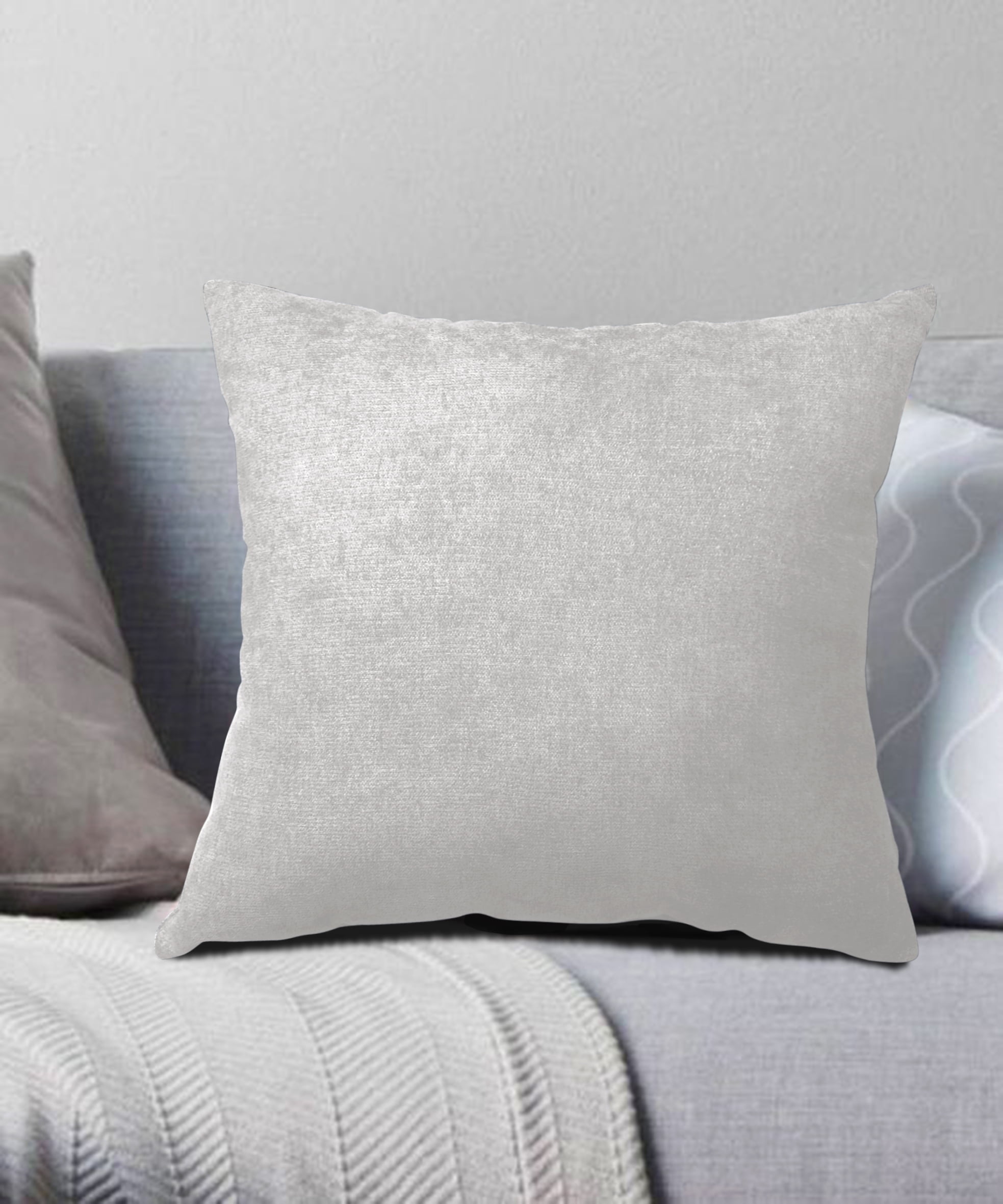 Margaret Chenille Throw Pillow Cream 17x17