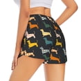 thumbnail image 3 of Haiem Plaid Dachshund Women's 2 in 1 Running Shorts - Lightweight Athletic Workout Gym Yoga Breathable Sports Shorts Liner with Phone Pockets-Medium, 3 of 9