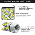 thumbnail image 7 of Lemon Kitchen Oven Mitt and Pot Holder Sets 4 Pcs for Baking, Cooking and Grilling, Heat Resistant Up To 392 °F, 7 of 7