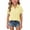 Beige, variant on Girls' Short Sleeve Button Down Cotton Shirt, Loose Fit Lapel Collar Top with Double Layer Crinkle Detail and Solid Color, Casual and Breathable for Daily Wear, School, and Outings - Navy