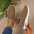 thumbnail image 4 of Women's Orthopedic Walking Shoes 2026 Arch Support Antiskid Slip on Running Shoes Breathable Mesh Knit Sneakers Brown Size 8, 4 of 6